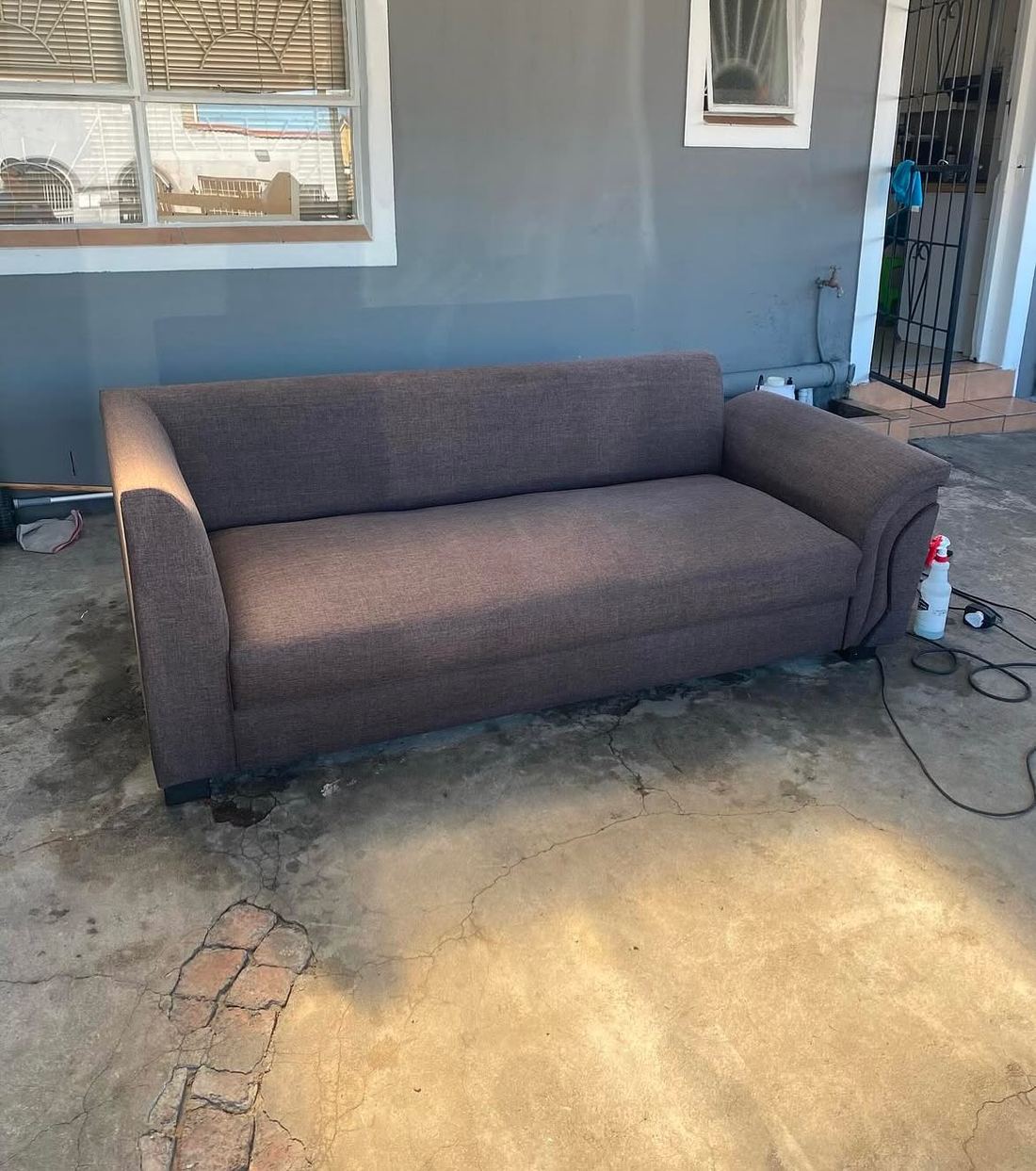 Lounge Couch Stain Removal — after cleaning by Dynamic Express Consultants