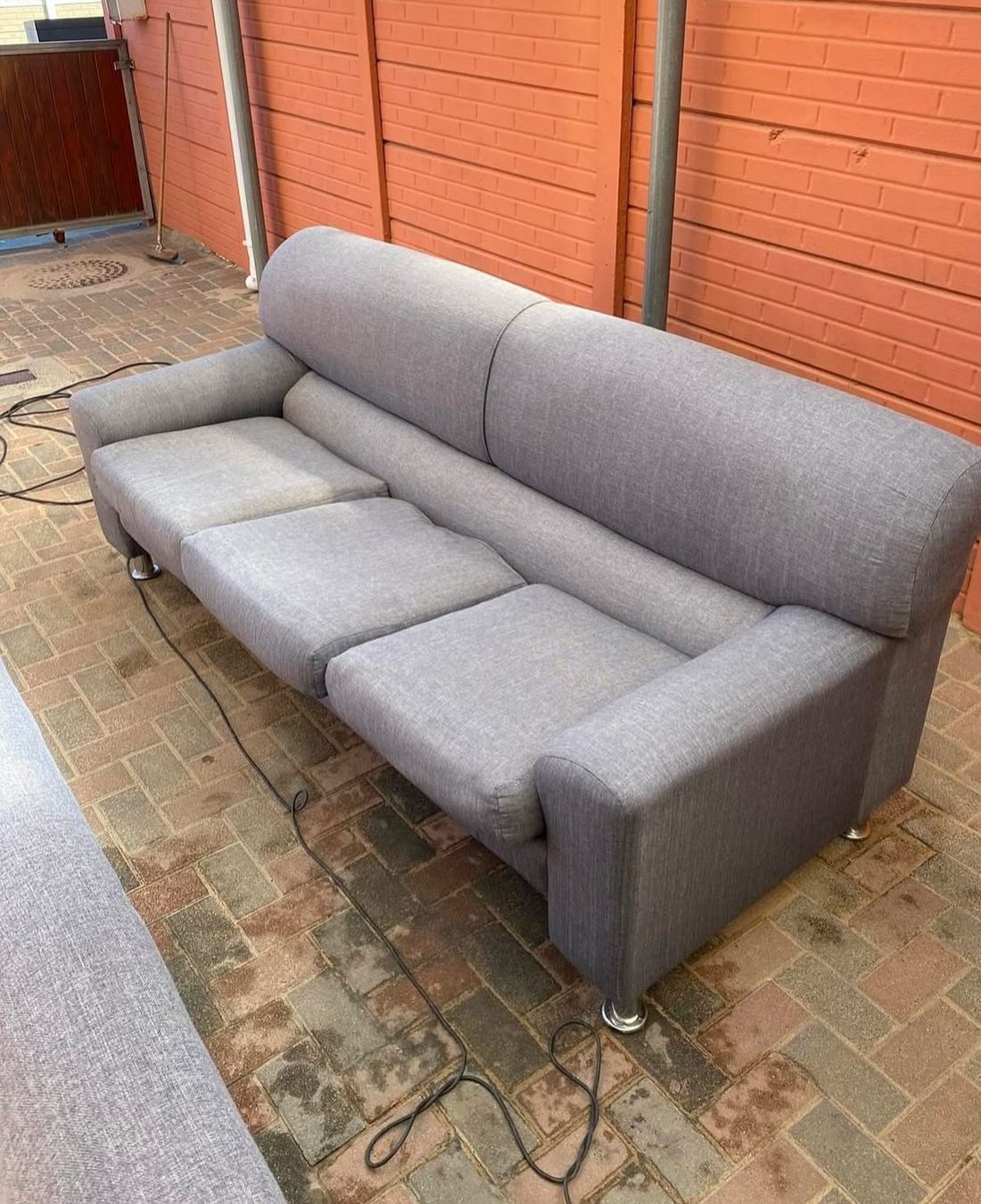 Fabric 3-Seater Extraction — after cleaning by Dynamic Express Consultants